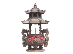 天公爐佛具用品-脫蠟天公爐(3尺6)～罄鐘臺灣佛具