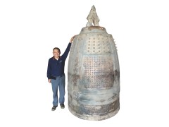 銅鐘佛具用品-口徑5.1尺大鐘～罄鐘台灣佛具