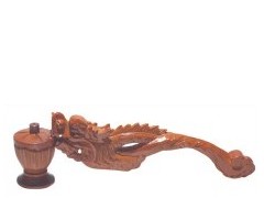 香爐佛具用品-木製手爐～罄鐘台灣佛具