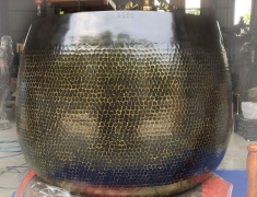 罄鐘佛具製造各種，銅鐘,銅罄,銅鑼,木魚,天公爐,3尺特級罄