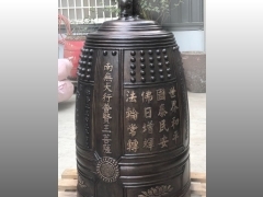 罄鐘佛具製造各種，銅鐘,銅罄,銅鑼,木魚,天公爐-2尺2仿古色銅鐘