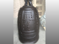 佛具工廠專營佛具批發,銅鐘,銅罄,銅鑼,天公爐-弘法禪寺1尺3小銅鐘