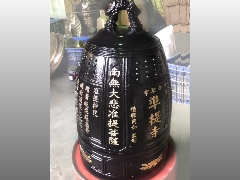佛具工廠,專營佛具用品,佛具批發,銅鐘,銅罄,天公爐-合肥市准提寺1尺6銅鐘