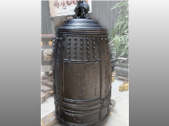 台灣佛俱工廠,銅鐘,銅罄,天公爐等佛具用品製造批發,浙江下滸南峰寺2尺7銅鐘