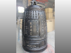 佛具工廠,專營佛具用品,佛具批發,銅鐘,銅罄,天公爐,浙江四名龍華講堂2尺2銅鐘
