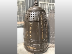 台灣佛俱工廠製造～銅鐘,銅罄,銅鑼,木魚,天公爐,香爐,法器,浙江省九華禪寺3尺6大鐘