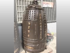 罄鐘佛具製造各種,銅鐘,銅罄,銅鑼,木魚,天公爐,浙江省白雲禪寺3尺6大鐘