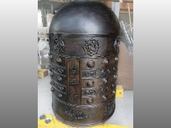佛具工廠,專營佛具用品,佛具批發,銅鐘,銅罄,天公爐-浙江普濟寺3尺孔鐘