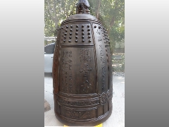 台灣佛俱工廠,銅鐘,銅罄,天公爐等佛具用品製造批發,浙江觀音寺4尺2仿古大鐘