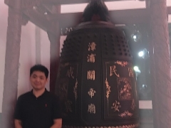 佛具工廠專營佛具批發,銅鐘,銅罄,銅鑼,天公爐,浦關帝廟4尺2大鐘含鐘架