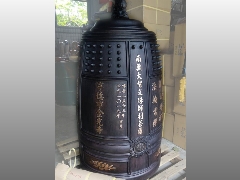 佛具工廠專營佛具批發,銅鐘,銅罄,銅鑼,天公爐,福建寧德金光寺3尺銅鐘