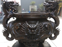 佛具工廠專營佛具用品，銅鐘、銅罄、銅鑼、木魚、天公爐-3尺脫臘天公爐