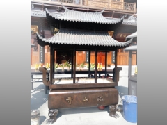 罄鐘佛具製造各種，銅鐘、銅罄、銅鑼、木魚、天公爐-鴻山寺長方爐