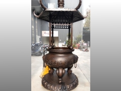 罄鐘佛具批發,銅鐘,銅罄,天公爐-千佛山白雲禪寺仿古色