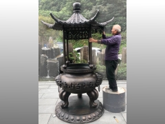 罄鐘專營佛具用品,佛具批發，銅鐘,銅罄,天公爐-千佛山白雲禪寺安裝