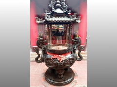罄鐘佛具製造各種，銅鐘,銅罄,銅鑼,木魚,天公爐,香爐,法器-大安廣安宮3尺脫臘爐