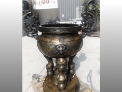 佛具工廠專營佛具用品，銅鐘、銅罄、銅鑼、木魚、天公爐-福霖宮2尺仿古天公爐