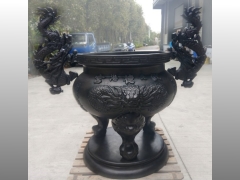 罄鐘佛具批發,銅鐘,銅罄,天公爐-北港武德宮3尺天公爐仿古色